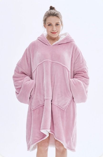 Oversized fleece hoodie