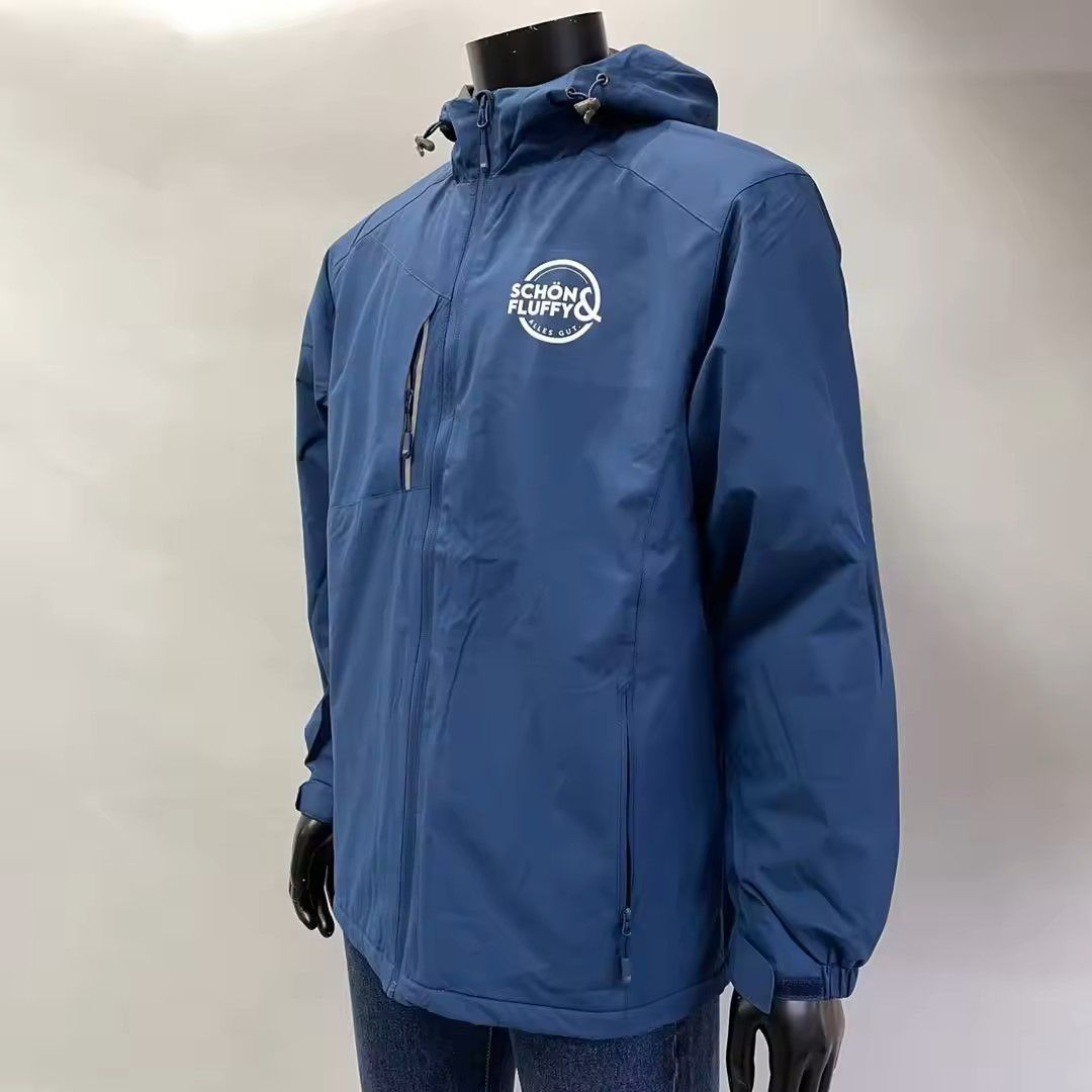 Blue jacket on a mannequin