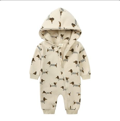 printed baby romper