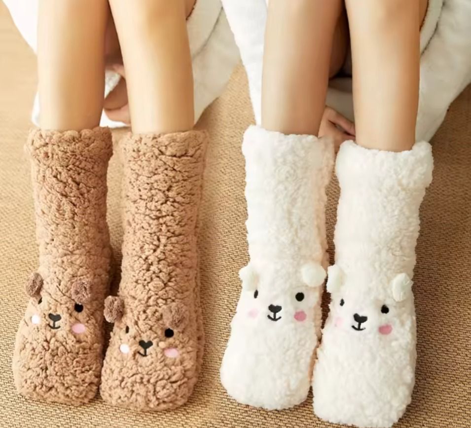 Cozy Bunny Socks with a Playful Twist