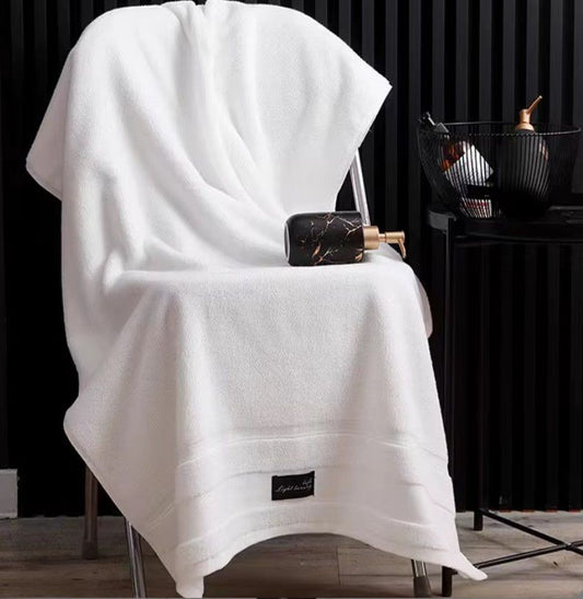 White Bath Towel