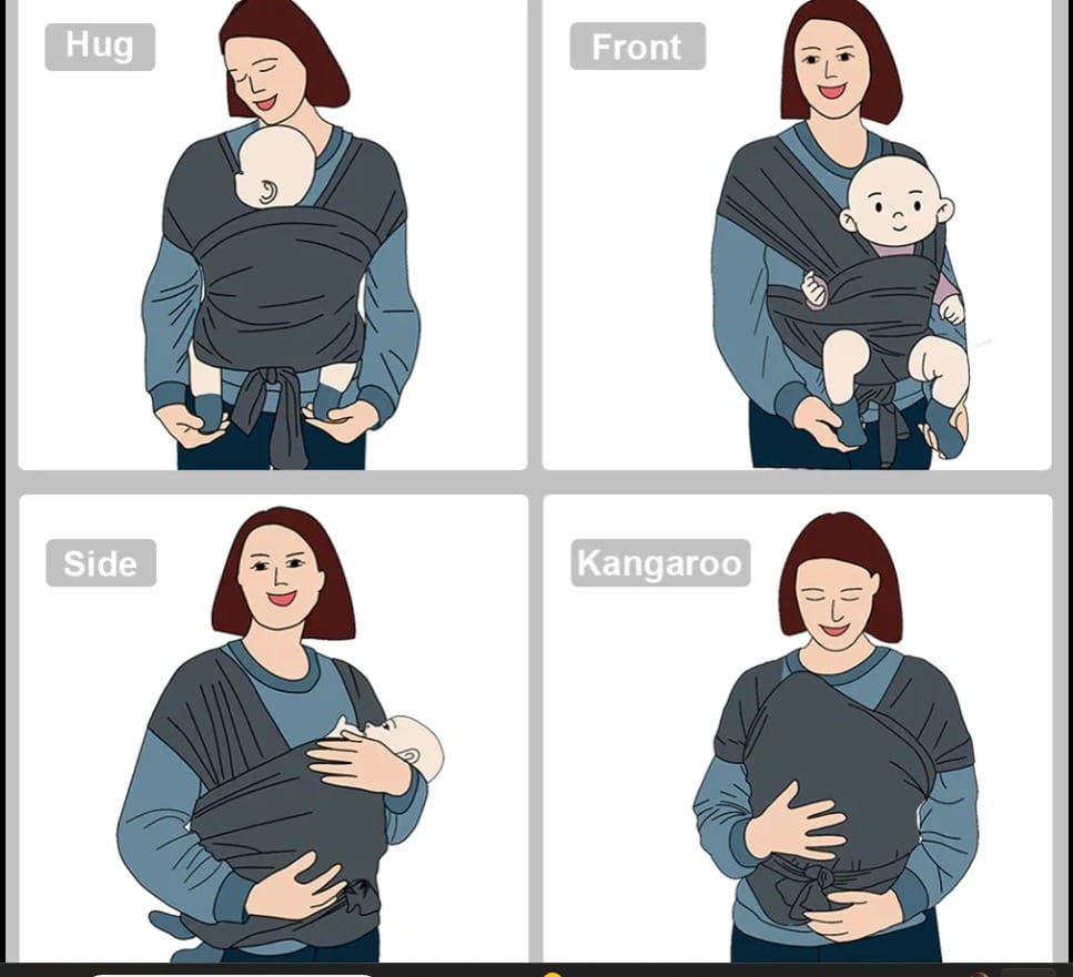 Premium Baby Sling Carrier – Comfortable Ring & Wrap Slings for Newborns